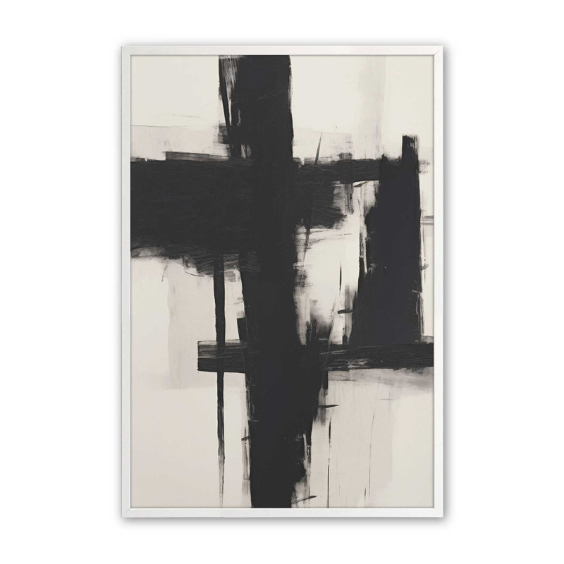 Contrast in Silence II, reproduction, Cadre opaque blanc, H 15 po x l 12 po