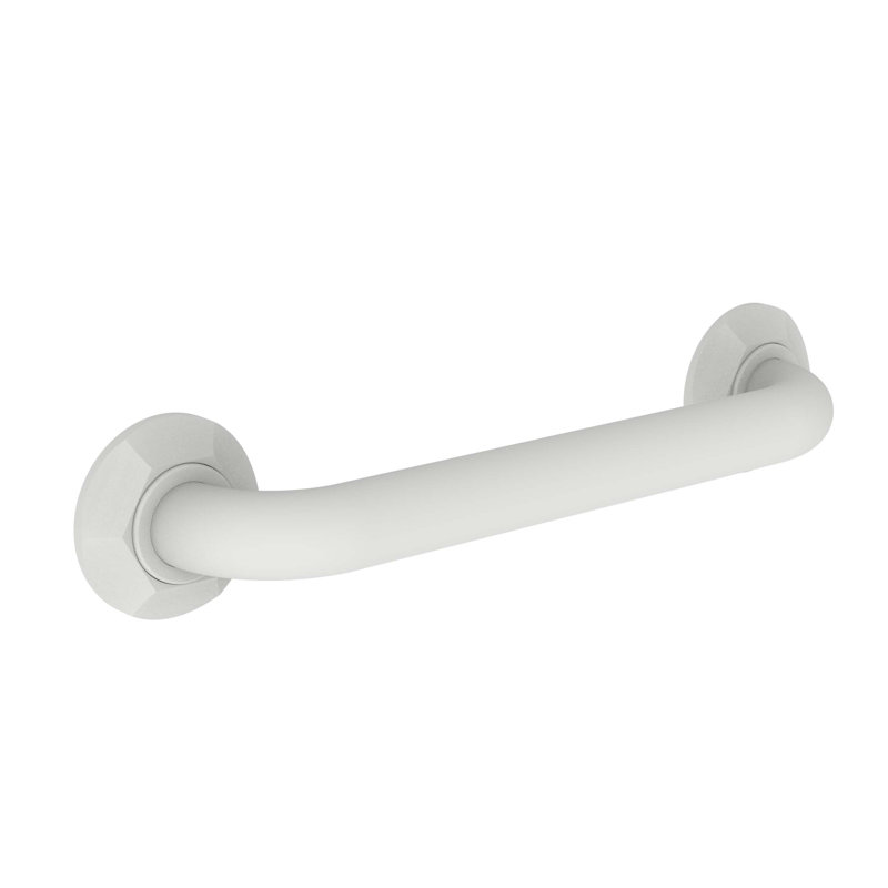 Metropole Grab Bar, Matte White, 12" W