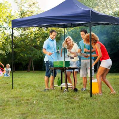 10 Ft. W x 10 Ft. D Steel Pop-Up Canopy