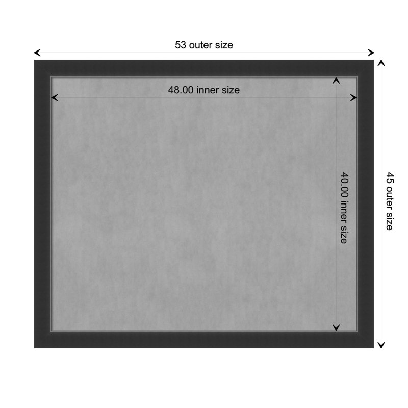 Tableau d'organisation magnétique Corvino, H 45 po x l 53 po