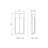 2 Light Outdoor Wall Light in Black-100157047