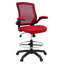 Chaise de dessinateur - chaise pour bureau de réception avec accoudoirs rabattables Veer Modway-29470324