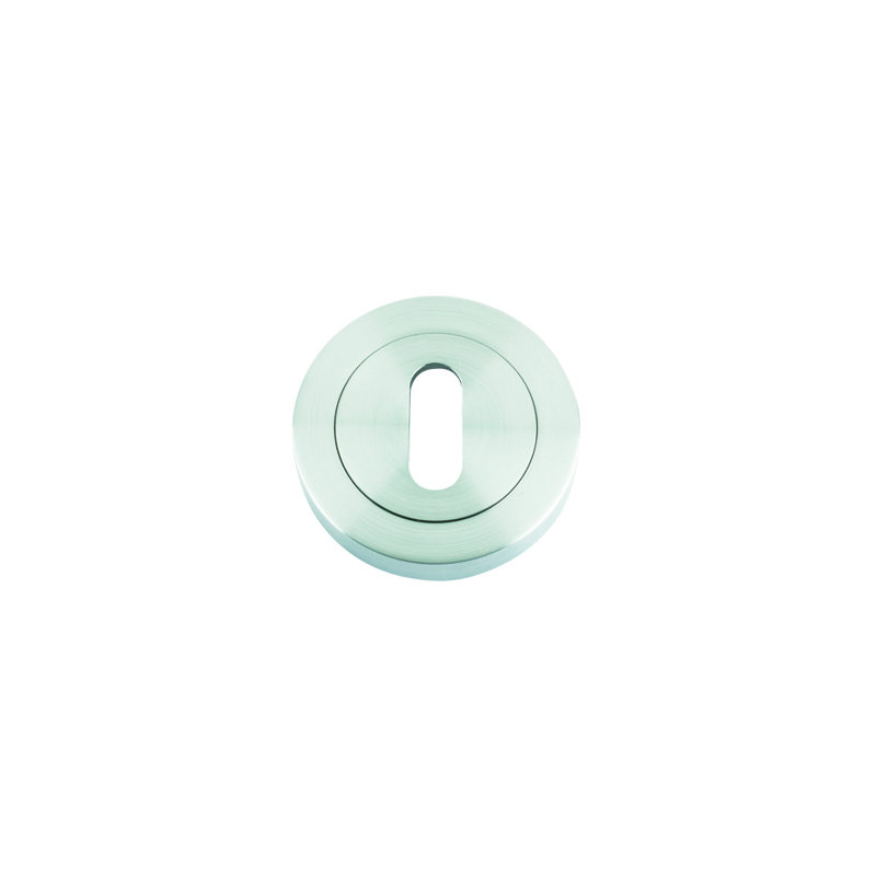 Standard Profile Escutcheon Rose, Satin Chrome