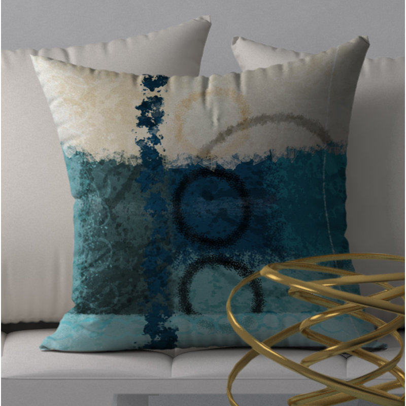 Housse de coussin carrée/insert, 24 po x 24 po