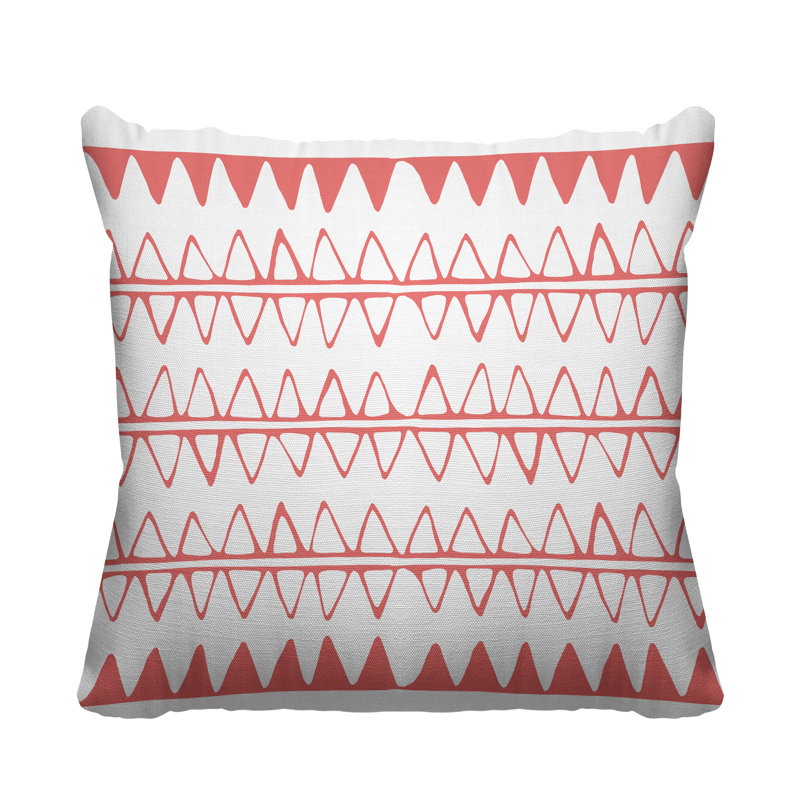 Housse de coussin d'intérieur Abstract Triangle, 16 po x 1 po