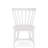 Gabby Solid Wood Windsor Back Side Chair in White