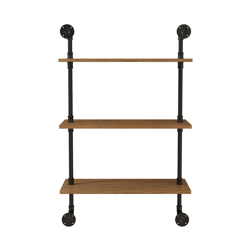 Iron,Wood Floating Shelf