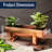 Hammered Solid Copper Window Planter Box-182514431