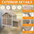 Chicken Coop With Nesting Box-974672467