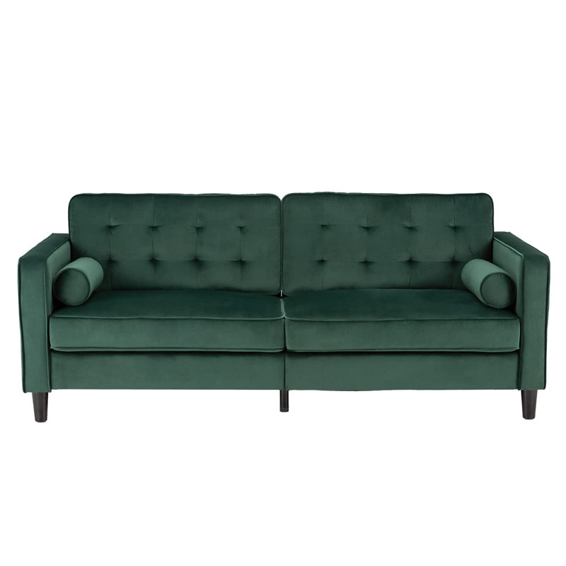 Karnak 4 Seater Velvet Sofa, Green