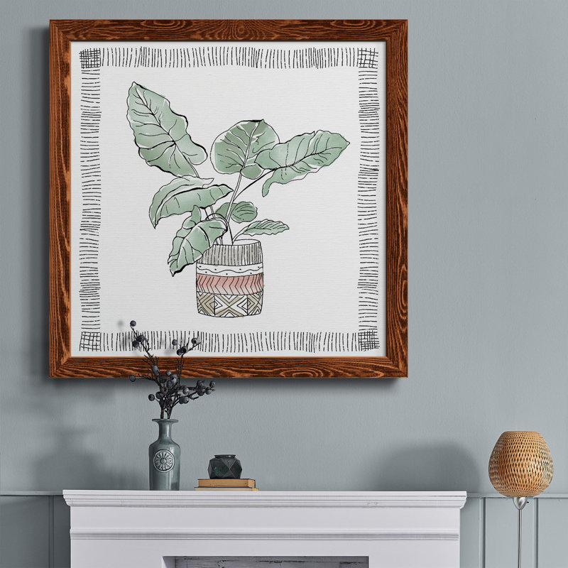 Roses Are Red - peinture sur toile encadrée, H 20 po x l 20 po x P 1,5 po, Érable encadré