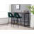 Kisan Upholstered Counter Stool with Metal Frame-1405443375