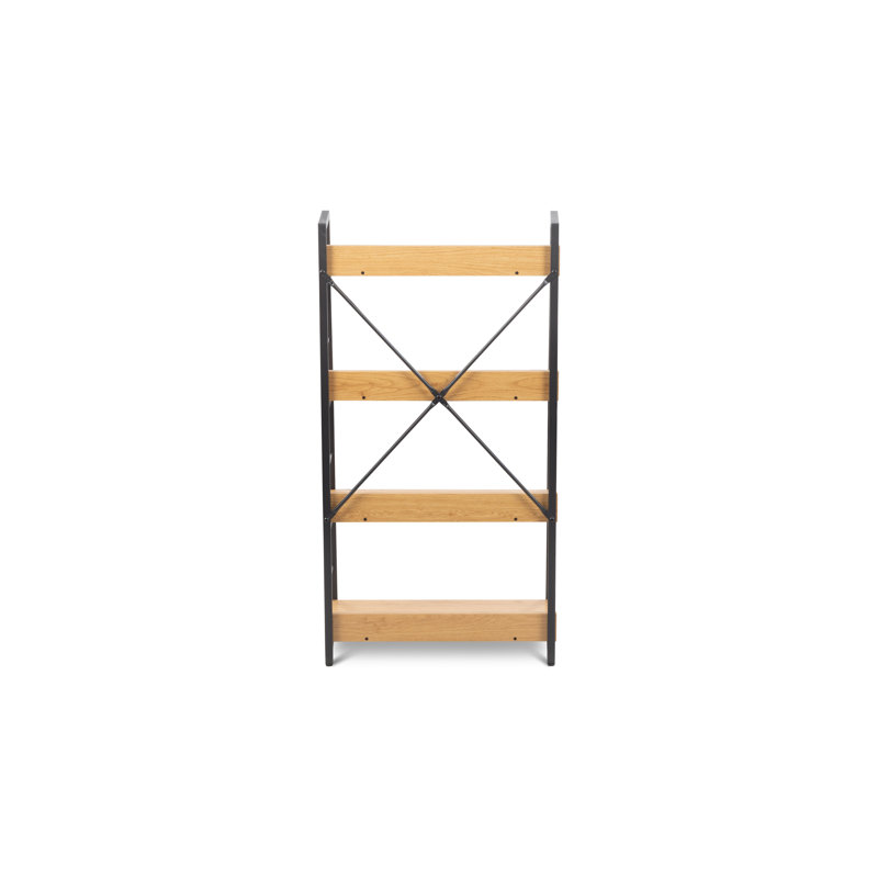 116.5cm H x 60cm W Steel Etagere Bookcase