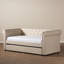 Lit de jour simple tapissier avec couchette Mynard-2047567934