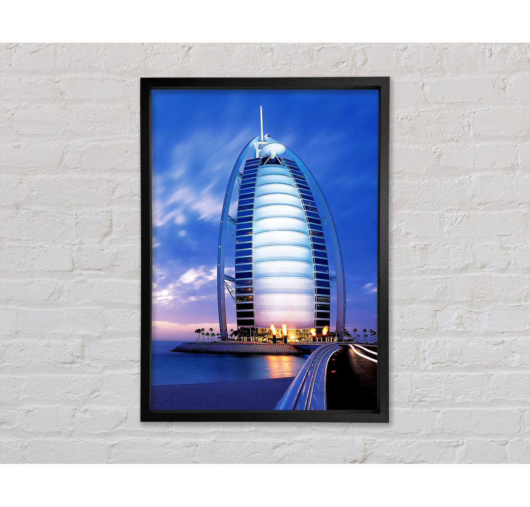 Dubai Beach Front Building - Einzelbildrahmen Kunstdrucke auf Leinwand