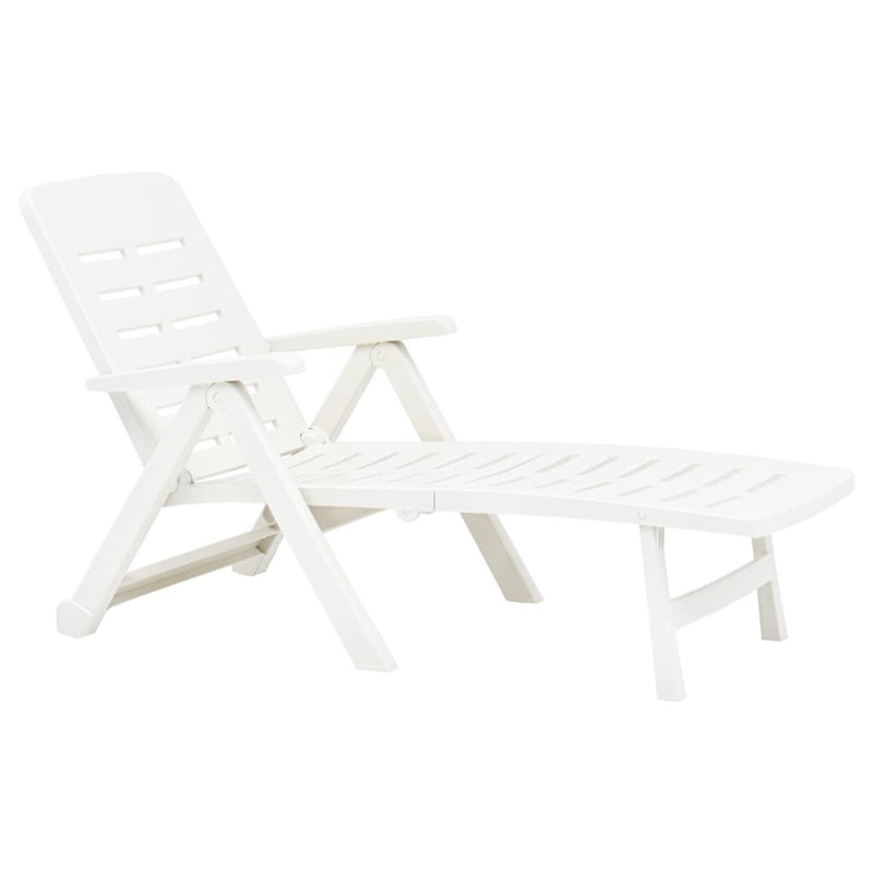 Ferber 189cm Long Reclining Single Chaise, White