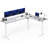VIVO Electric Corner Desk, L-Shaped Workstation-102434983-102434984