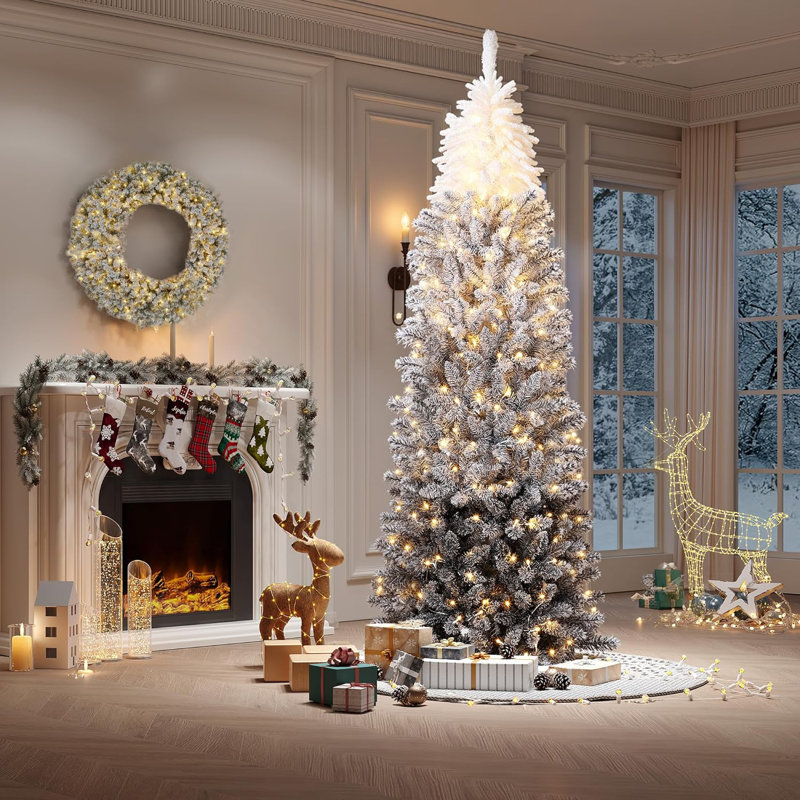 Lighted Artificial Christmas Tree, 2.3' H