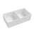Deervalley 36" L X 20" W Double Bowl Workstation Farmhouse Kitchen Sink With Sink Grids, Cutting Board & Dish-Drying Rack