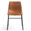 Chaise d'appoint Jasi en brun