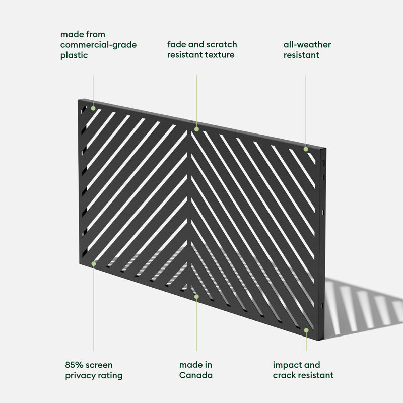 3.75 ft. H x 2 ft. W Screen Series Arrow Privacy Screen