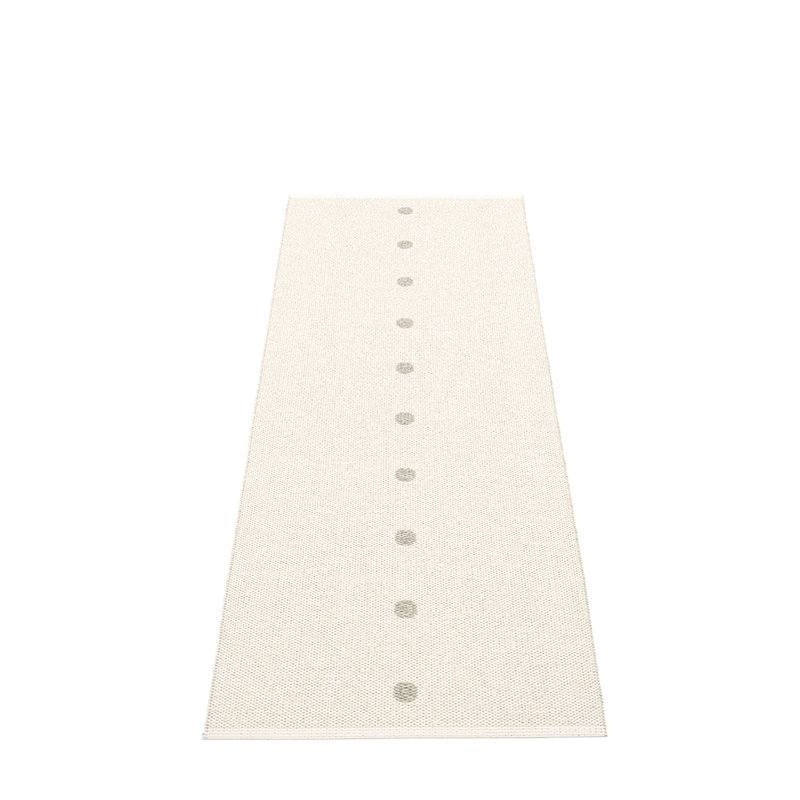 Tapis beige / gris Peg, Tapis de couloir 2 pi 3 po x 6 pi 6 po