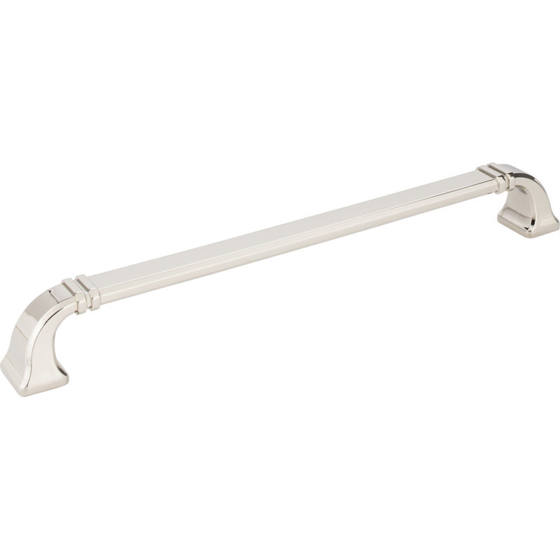 Ella Bar Pull, 12", Polished Nickel