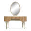 Villa Cherie Vanity with Mirror - Caramel