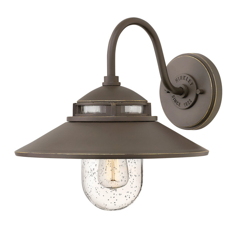 Luminaire de grange d'extérieur 1 lumière Atwell, Bronze huilé