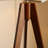 Beige + Red Fabric + Solid Wood + Metal Free form Floor Lamps