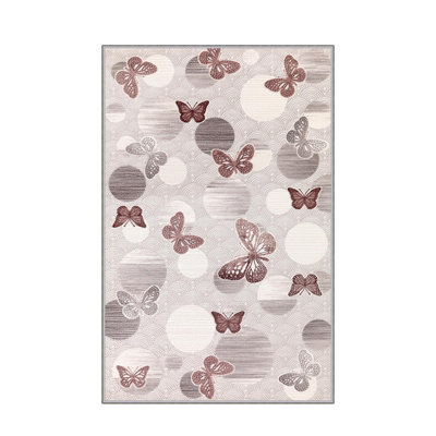 Elegant Hall Carpet, 31.5 x 78.7 inches | 100% Polyester, 0.4 inch Pile Height | Antibacterial, Non-Slip PVC Felt Dot Underside | Machine Washable, Durable Woven Design | Perfect for Entryways & Living Spaces