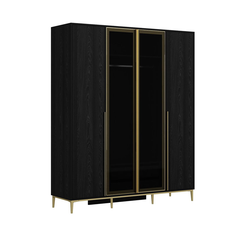 Elina 2 Door Manufactured Wood Wardrobe