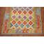 Tapis géométrique en laine Kilim