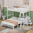Twin over Full 3 Drawer Standard Bunk Bed with Built-in-Desk by Cosmic