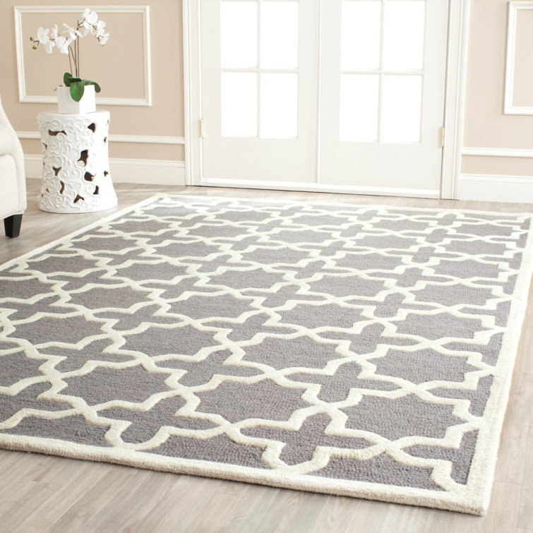 Igna Hand Tufted Wool Geometric Rug