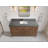 Atlanta Teak 60'' Single Bathroom Vanity with Quartz Top