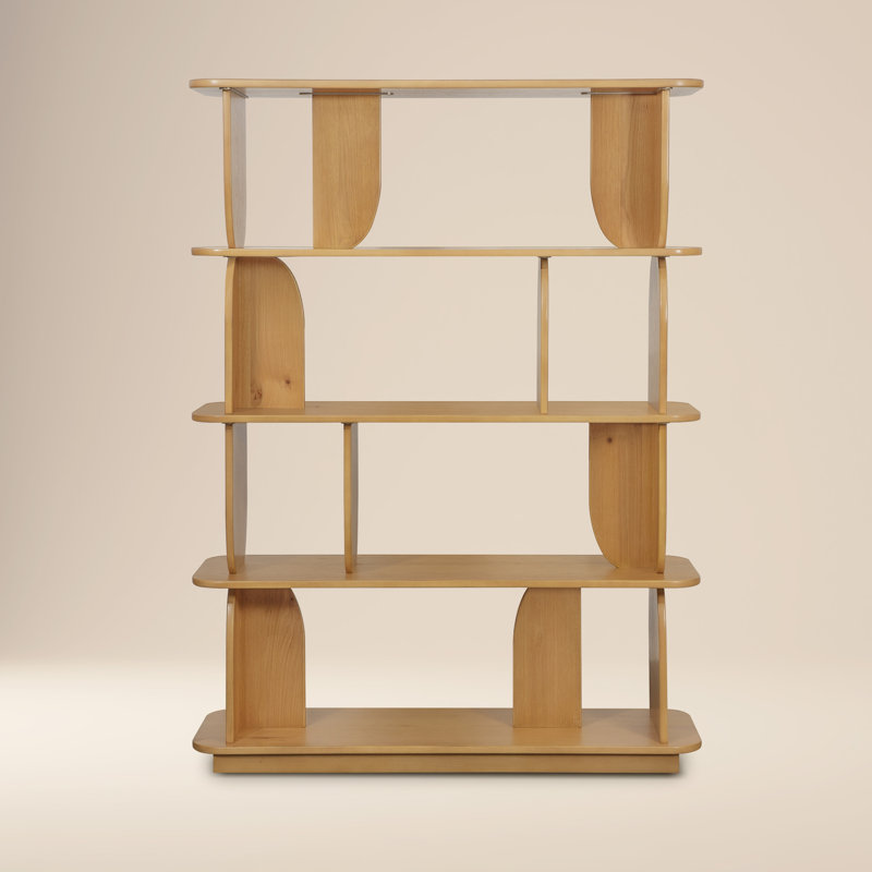 Bibliothèque sculpturale à 4 niveaux Padua, Chêne