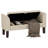 Hannabel Linen Upholstered Storage Bench-407631218