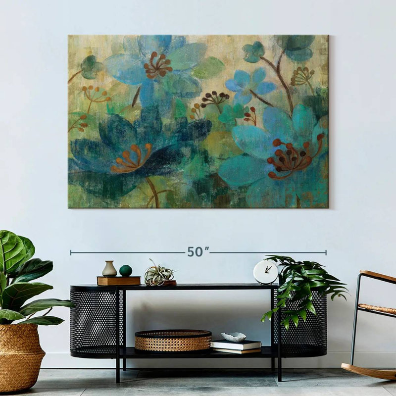 Avery Peacock Garden, 34" H x 51" W