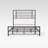 Mcintosh Industrial Metal Snap Assembled Bed Frame-790697671