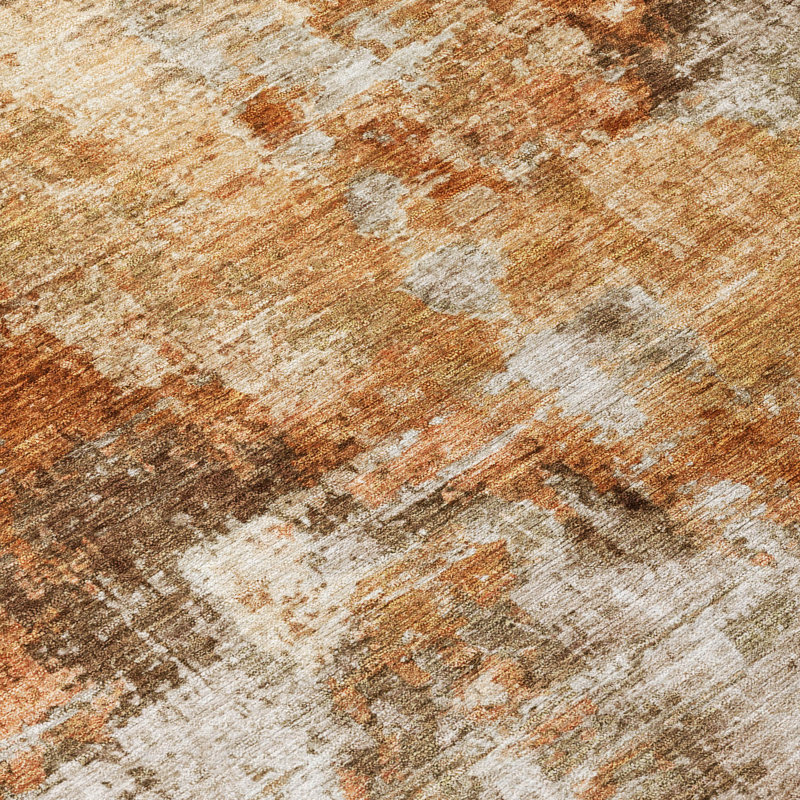 Machine Washable Indoor/Outdoor Chantille ACN2300 Abstract Rug, Runner 2'3" x 7'6"