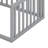 Wooden Floor Bed Frame With Fence and Door-491326519-491326514