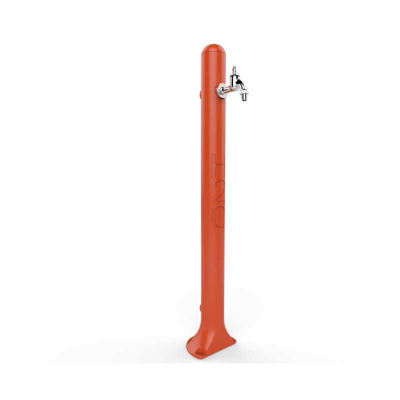 Acrylic Column Fountain, 100cm H x 13cm W x 18cm D, Orange