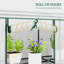 Outsunny Lean-to Mini Greenhouse PE Cover 215 x 46 x 151cm White