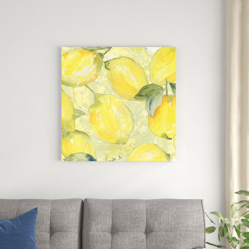 Mélange de citron II, H 30 po x l 30 po x P 1,25 po