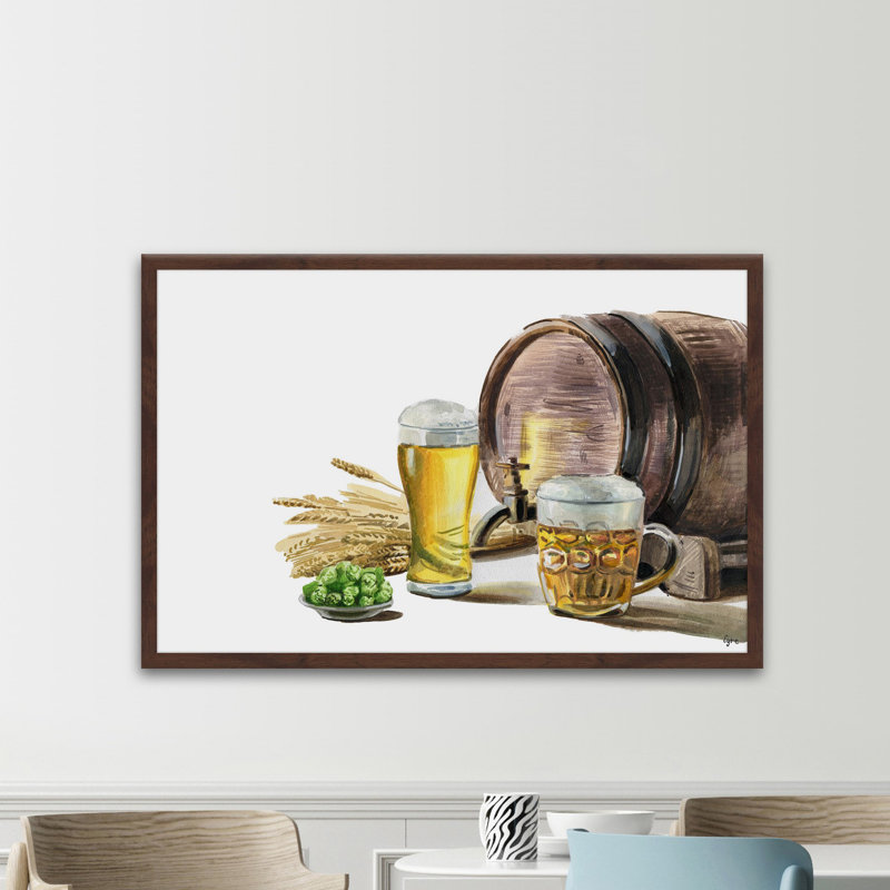 «Summers Beauty II» par Eyre Tarney - reproduction de cadre photo, H 12 po x l 18 po x P 1,5 po