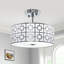 Plafonnier semi-encastré 3 lumières 12,6 po Rushda-25904954