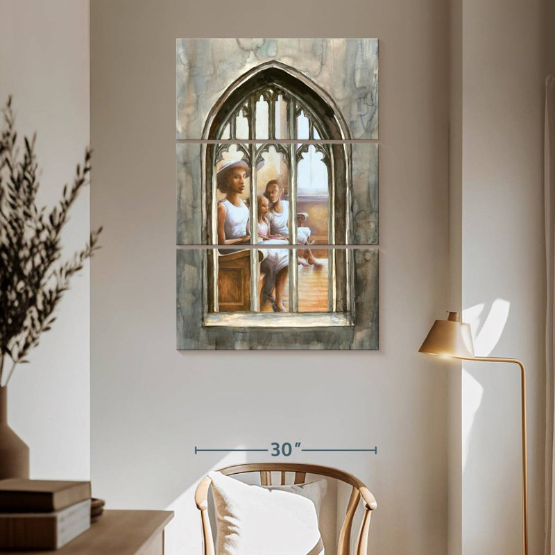 Lilie Sunday Meeting, 65" H x 42" W