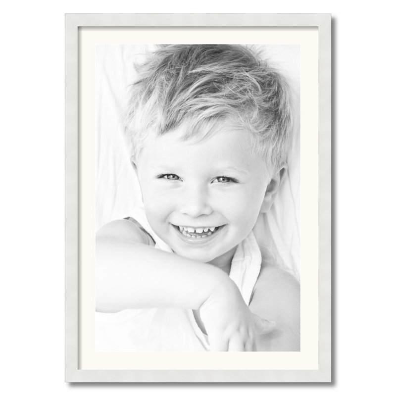 Cadre pour photo 20 po x 30 po blanc mat, Blanc