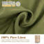Ensemble de housse de couette 100% lin-1172058525-1082547738